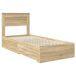 Estructura de cama simple para adultos 93x210 Estructura de cama simple para adultos 93x210 Gris