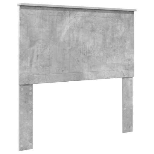 Estrutura de cama de solteiro para adultos - Cinzento 100 x 200 cm Madeira processada