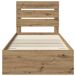 Estructura de cama individual para adultos 93x203 Estructura de cama individual para adultos 93x203 Gris