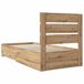 Estructura de cama individual para adultos 93x203 Estructura de cama individual para adultos 93x203 Gris