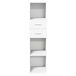 Aparador alto - Mueble de almacenamiento 30 Aparador alto - Mueble de almacenamiento 30 Blanco