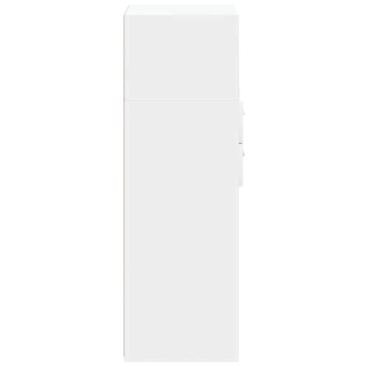 Armário alto - Bufete - Móvel de apoio 30x42,5x124 cm derivados de madeira branco pt1208