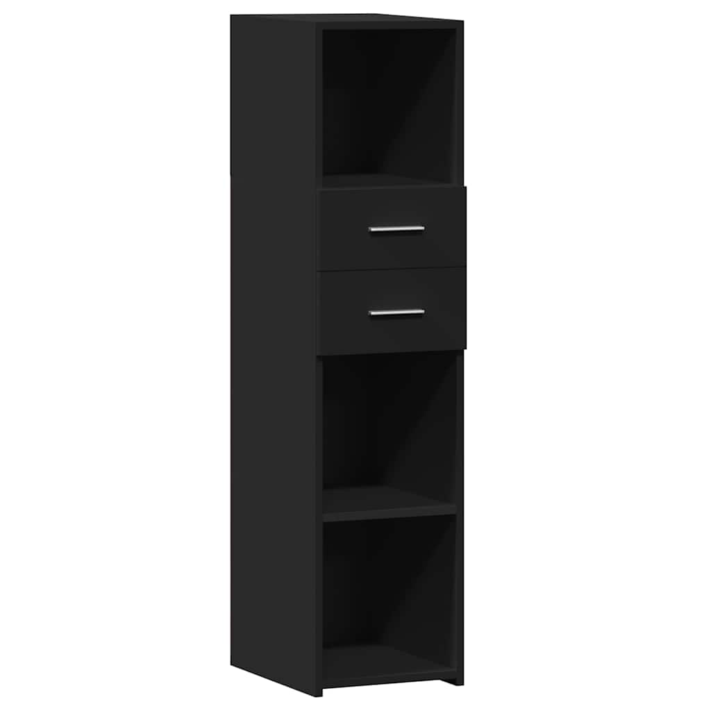 Aparador alto - Mueble de almacenamiento 30 Negro