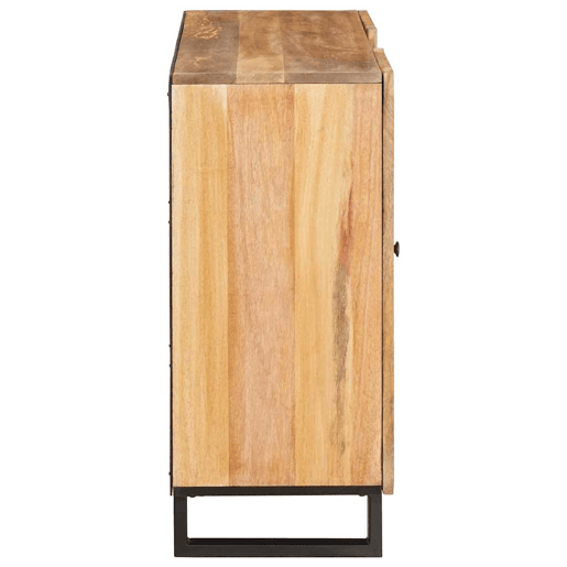Aparador - Bufete - Móvel de apoio Castanho 90 x 33 x 75 cm Madeira de manga maciça pt1531