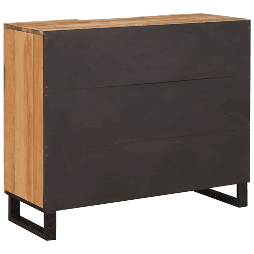 Aparador - Bufete - Móvel de apoio Castanho 90 x 33 x 75 cm Madeira de manga maciça pt1531