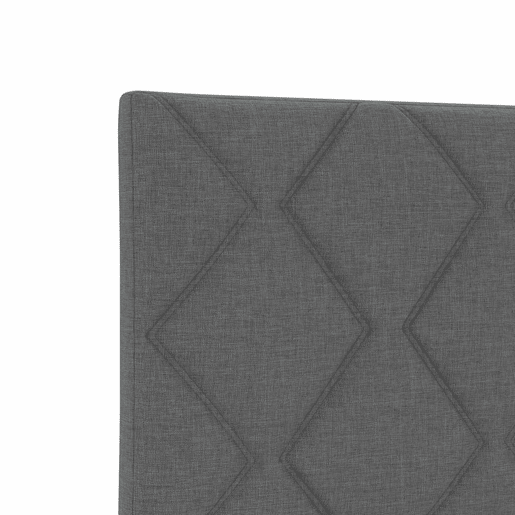 Estrutura de cama de solteiro para adultos Cinzento escuro 80 x 200 cm tecido Estrutura de cama de solteiro para adultos Cinzento escuro 80 x 200 cm tecido