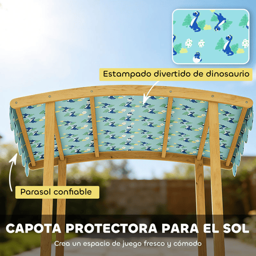 AIYAPLAY Caixa de Areia Infantil de Madeira com Tela Arenero com 3 Bancos 2 Caixas de PP Revestimento Caixa de Areia para Crianças de 3-6 Anos para Jardim Pátio Varanda 128x118x121 cm Azul e Madeira
