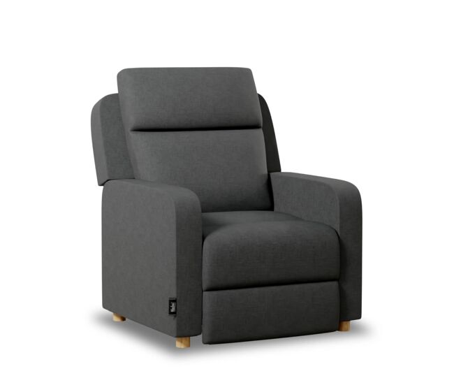 Sillón relax one fabric nalui gris antracita reclinable