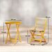Conjunto de Bistró Madera de Acacia, PP Outsunny Conjunto de Bistró Madera de Acacia, PP Outsunny Crudo