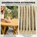 Conjunto de Bistró Madera de Acacia, PP Outsunny Conjunto de Bistró Madera de Acacia, PP Outsunny Crudo