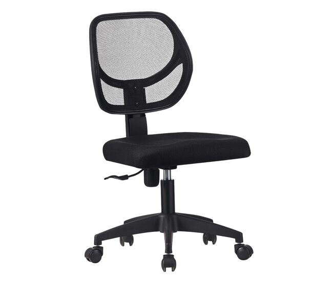 Silla oficina escritorio dinamic, altura regulable, tela transpirable negro 62x87-97x49 cm