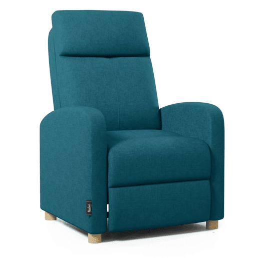 Poltrona Reclinável Verona Nalui relax reclinável em tela (63x96,5x79 cm) azul