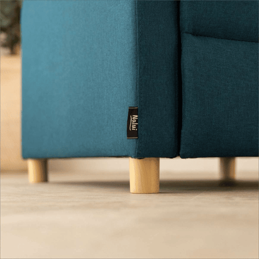 Poltrona Reclinável Verona Nalui relax reclinável em tela (63x96,5x79 cm) azul