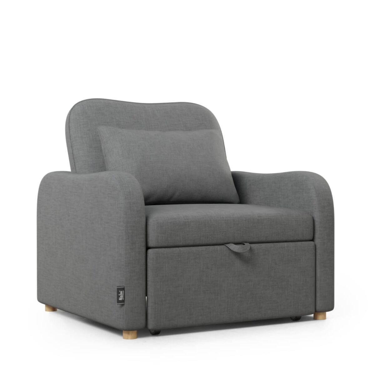 Sillón cama buddy nalui gris antracita reclinable 3 en 1 (92x97x90cm)