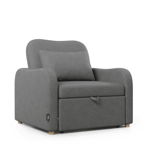 Poltrona cama Buddy Nalui reclinável 3 em 1 (92x97x90 cm) Gris Antracita