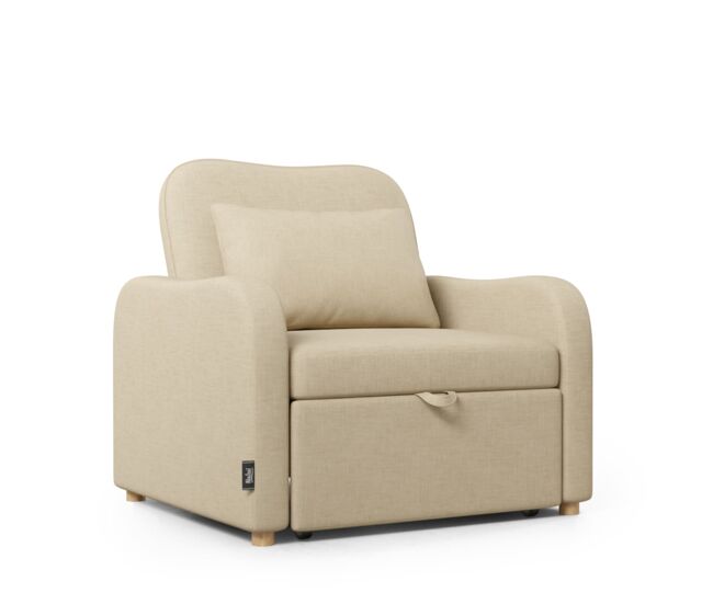 Sillón cama buddy nalui beige reclinable 3 en 1 (92x97x90cm)