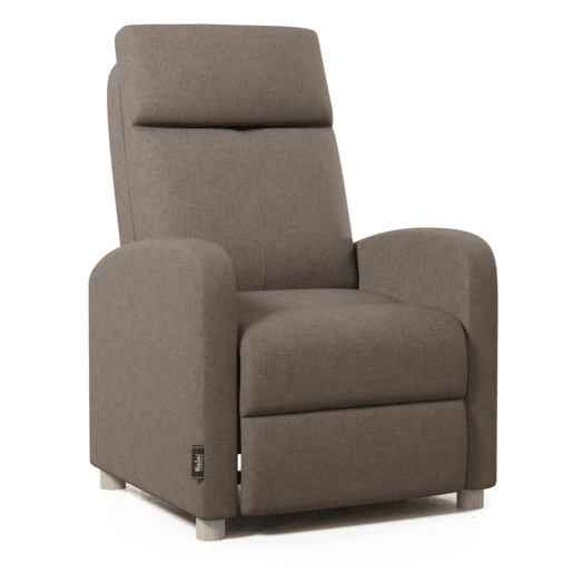 Poltrona Reclinável Verona Nalui relax reclinável em tela (63x96,5x79 cm) Marron