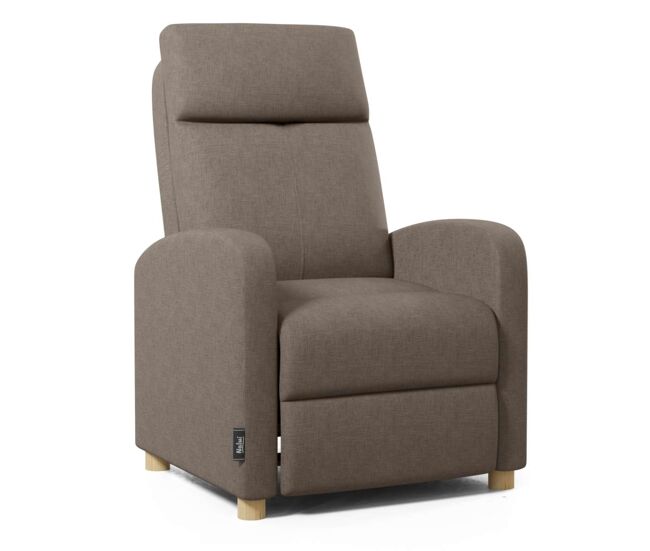 Sillón relax verona nalui marron tela