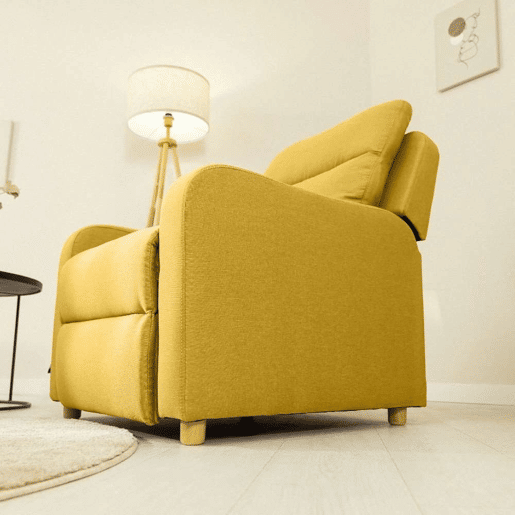 Poltrona Reclinável One Fabric Nalui relax reclinável (77x87x98 cm) Amarillo