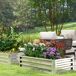 Jardinera Elevada Acero Galvanizado Outsunny Jardinera Elevada Acero Galvanizado Outsunny Gris