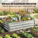 Jardinera Elevada Acero Galvanizado Outsunny Jardinera Elevada Acero Galvanizado Outsunny Gris