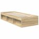 Estructura de cama simple para adultos 78x196 Estructura de cama simple para adultos 78x196 Gris