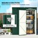 Caseta de Jardín Acero Galvanizado Outsunny 163 Caseta de Jardín Acero Galvanizado Outsunny 163 Gris