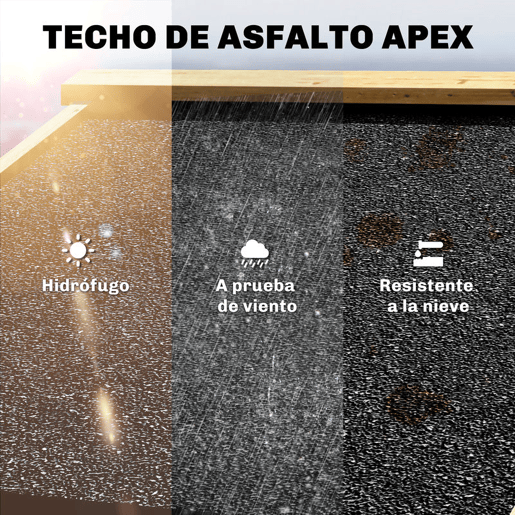 Outsunny Armário de Jardim em Madeira 93x53x168 cm Armário Exterior para Ferramentas com Portas Trancáveis 4 Prateleiras Telhado Asfáltico Inclinado e Ganchos Madeira
