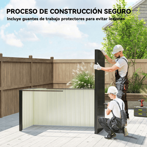 Outsunny Abrigo de Jardim Exterior 1,37 m² 163x90x179 cm, Abrigo de Jardim Metálico com Porta com Fechadura e Grelhas de Ventilação, para Armazenamento de Ferramentas, Cinzento Escuro