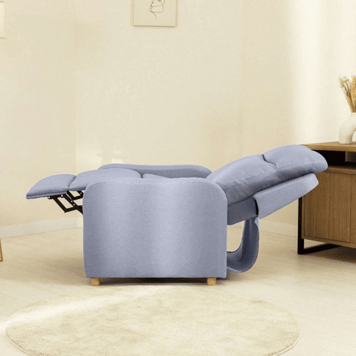 Poltrona Reclinável One Fabric Nalui relax reclinável (77x87x98 cm) Azul