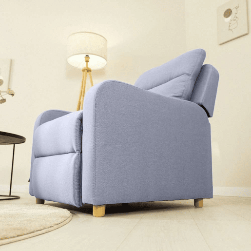 Poltrona Reclinável One Fabric Nalui relax reclinável (77x87x98 cm) Azul