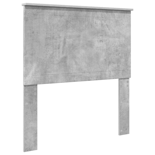 Estrutura de cama de solteiro para adultos Cinzento 90 x 200 cm Madeira processada