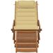 Tumbona Silla Exterior Madera de Acacia, Poliéster Outsunny Tumbona Silla Exterior Madera de Acacia, Poliéster Outsunny Crudo