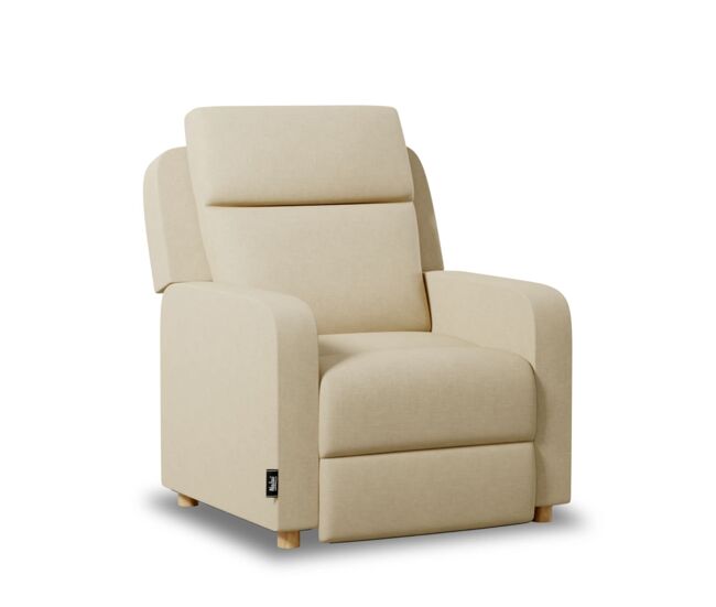 Sillón relax one fabric nalui beige reclinable