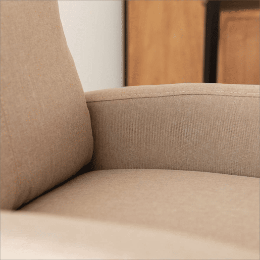 Poltrona Reclinável Verona Nalui relax reclinável em tela (63x96,5x79 cm) Beige