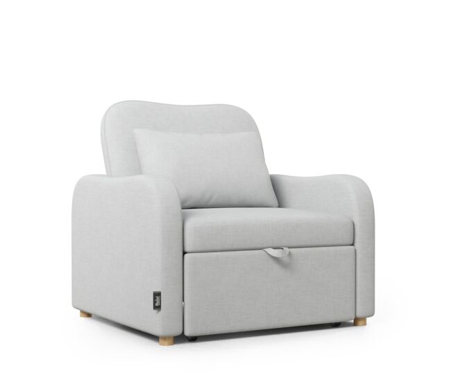 Sillón cama buddy nalui gris reclinable 3 en 1 (92x97x90cm)