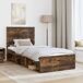 Estructura de cama individual para adultos 103x210 Estructura de cama individual para adultos 103x210 Gris
