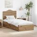 Estructura de cama individual para adultos 93x203 Estructura de cama individual para adultos 93x203 Gris