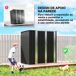 Caseta de Jardín Acero Galvanizado Outsunny 163 Caseta de Jardín Acero Galvanizado Outsunny 163 Gris