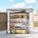 Caseta de Jardín Acero Galvanizado Outsunny 163 Caseta de Jardín Acero Galvanizado Outsunny 163 Gris
