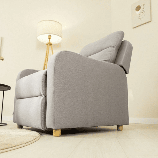 Poltrona Reclinável One Fabric Nalui relax reclinável (77x87x98 cm) Gris