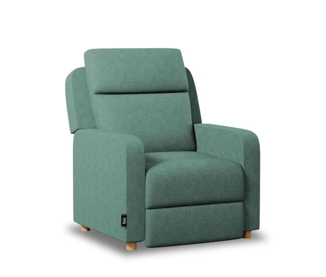 Sillón relax one fabric nalui verde reclinable