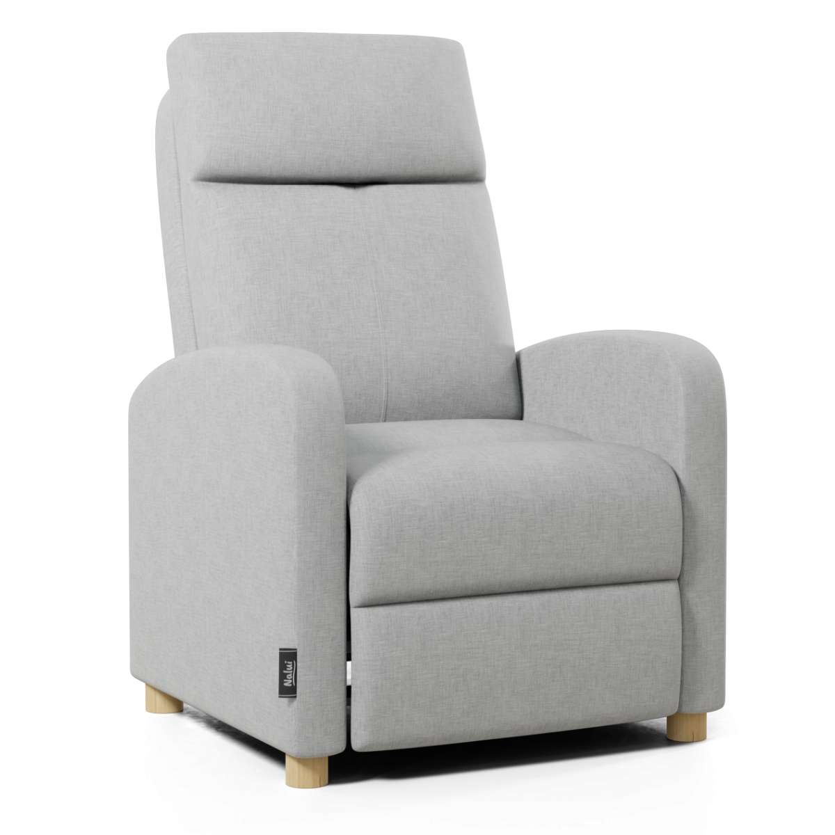 Sillón relax verona nalui gris claro tela