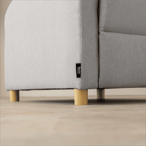 Poltrona Reclinável Verona Nalui relax reclinável em tela (63x96,5x79 cm) Gris Claro