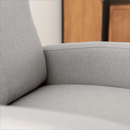 Poltrona Reclinável Verona Nalui relax reclinável em tela (63x96,5x79 cm) Gris Claro