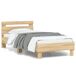 Estructura de cama individual para adultos 95x203 Estructura de cama individual para adultos 95x203 Gris