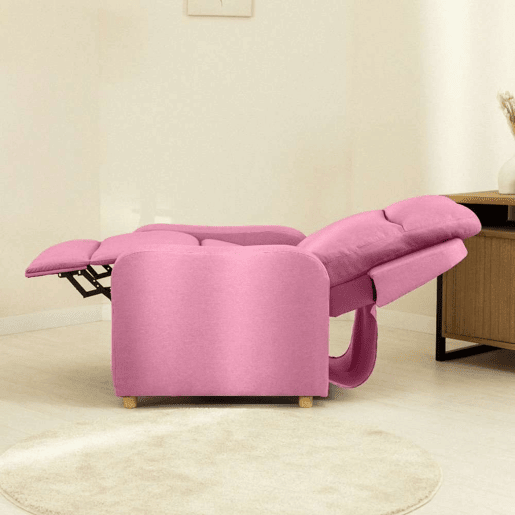Poltrona Reclinável One Fabric Nalui relax reclinável (77x87x98 cm) Rosa