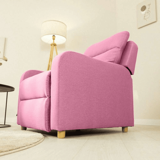Poltrona Reclinável One Fabric Nalui relax reclinável (77x87x98 cm) Rosa