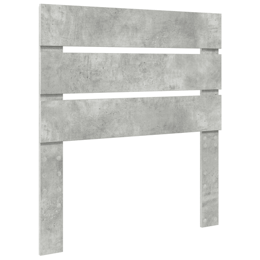 Estrutura de cama de solteiro para adultos Cinzento 90 x 190 cm Madeira processada