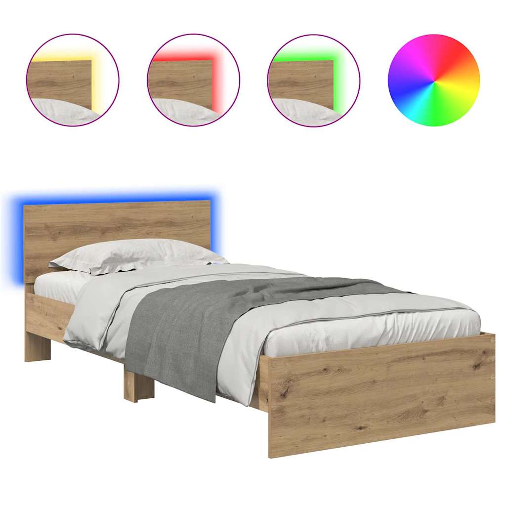 Estructura de cama individual para adultos 95x203